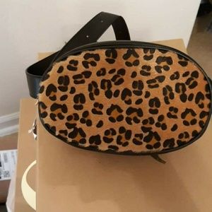 Fuzzy Cheetah Print Fanny
